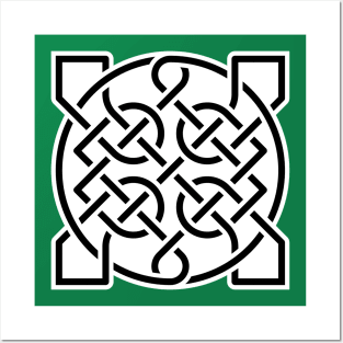 Celtic Ornamental Knot Geometric Design 5 Posters and Art